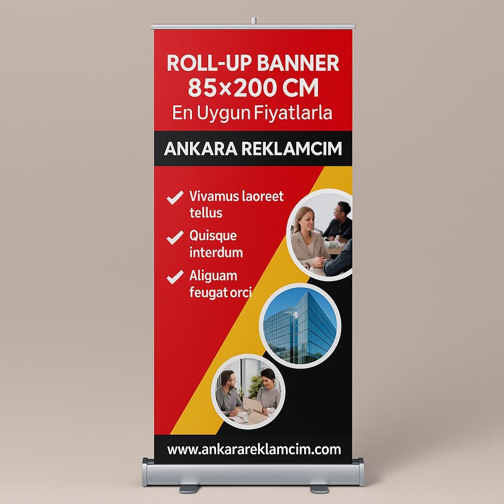 Ankara Roll Up Stand - Ankara Baskı Hizmetleri - Görsel 2