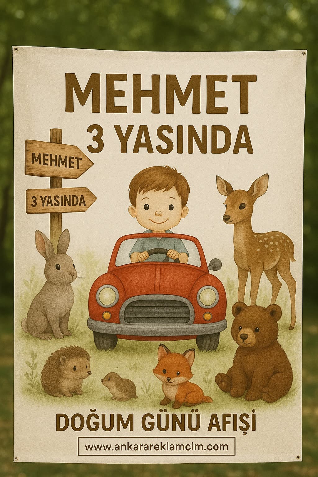 Ankara Doğum Günü Afişi & Karşılama Panosu - Ek Görsel 14