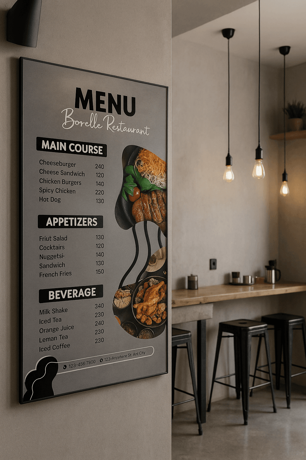 Menü Baskı - Menü Ankara