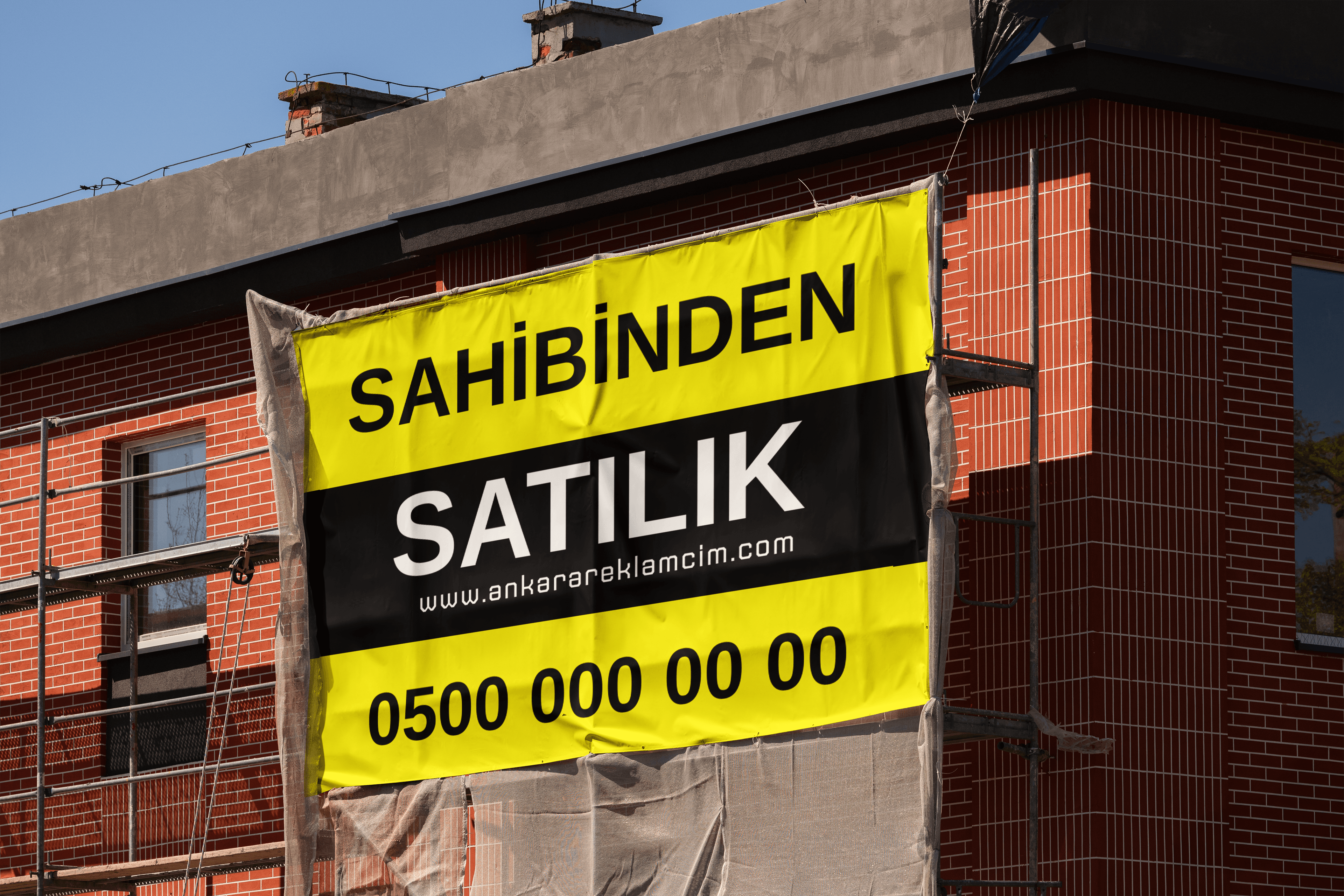 Ankara Satılık Kiralık Branda Baskı - Dijital Baskı Ankara