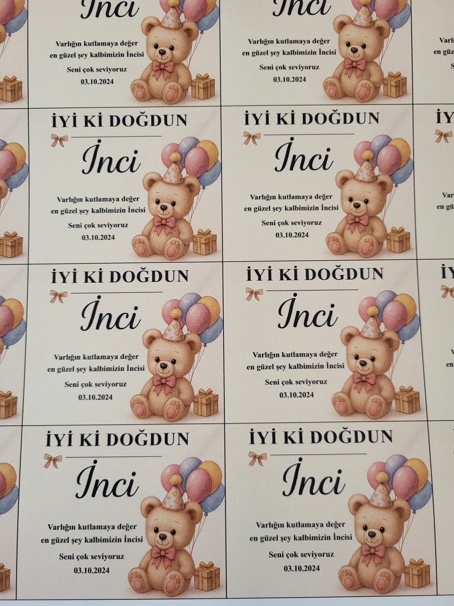 Doğum Günü Magnet - Özel Gün Konseptleri Ankara