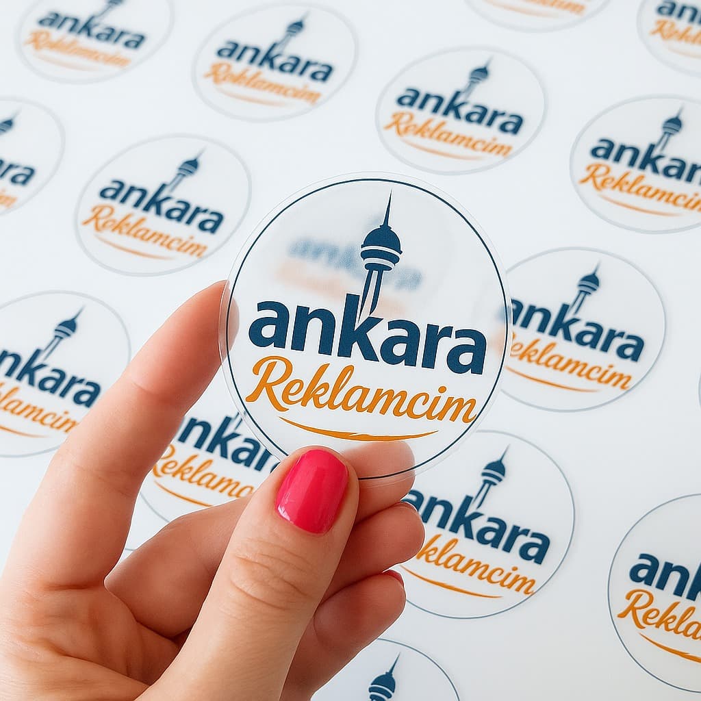 Ankara Şeffaf Etiket - Etiket Sticker Ankara