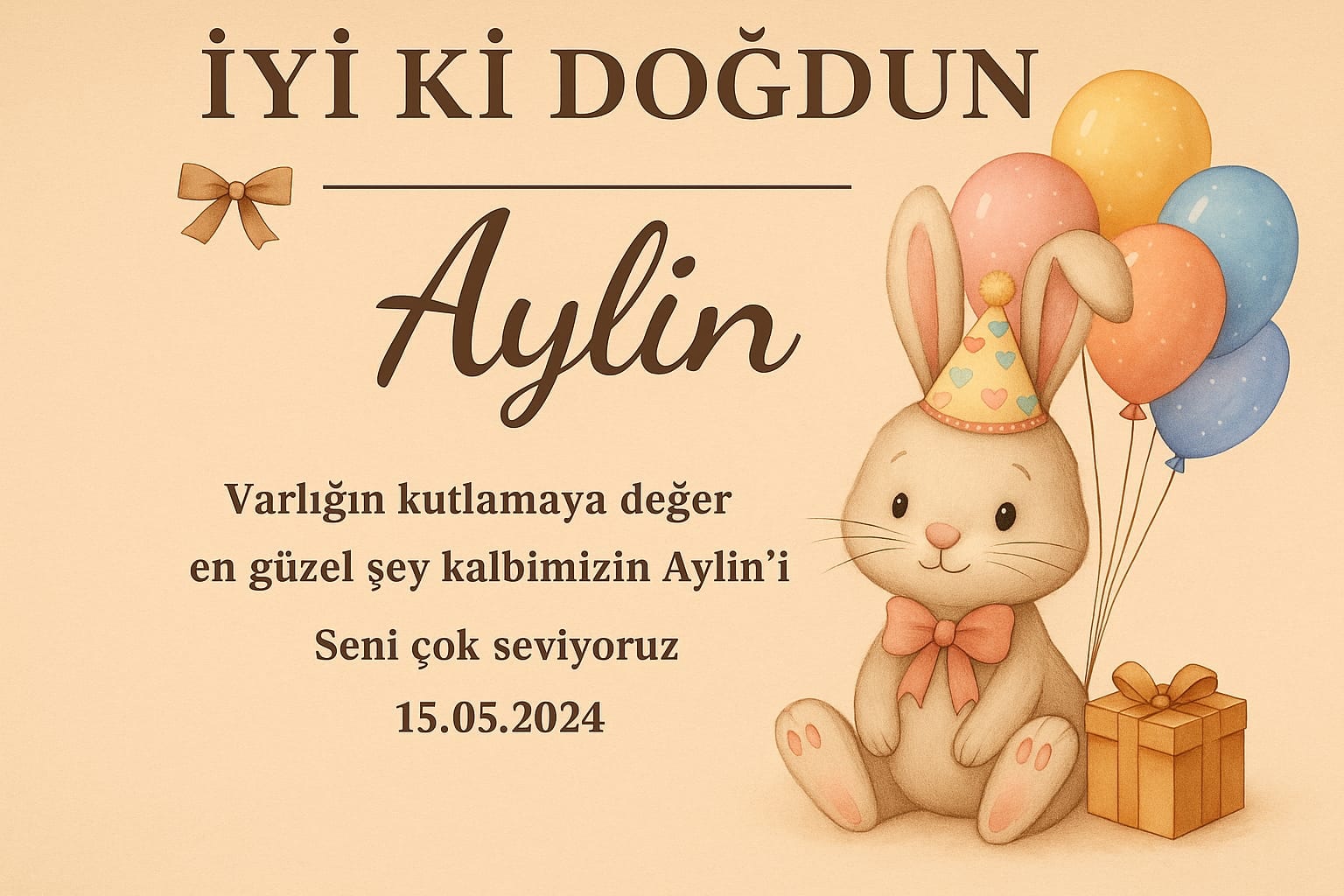 Ankara Doğum Günü Afişi & Karşılama Panosu - Ankara Reklamcı Görsel 9