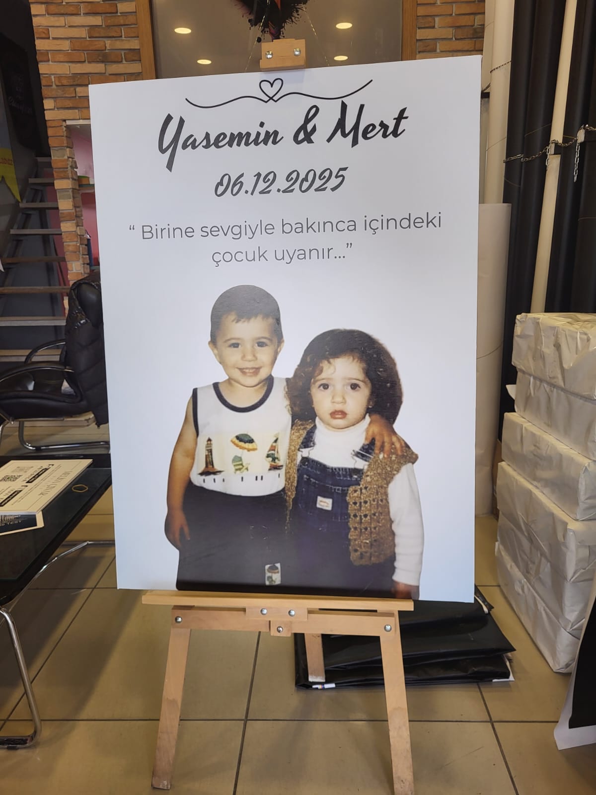 Ankara Düğün & Nişan Karşılama Panosu - Ankara Reklamcı Görsel 4